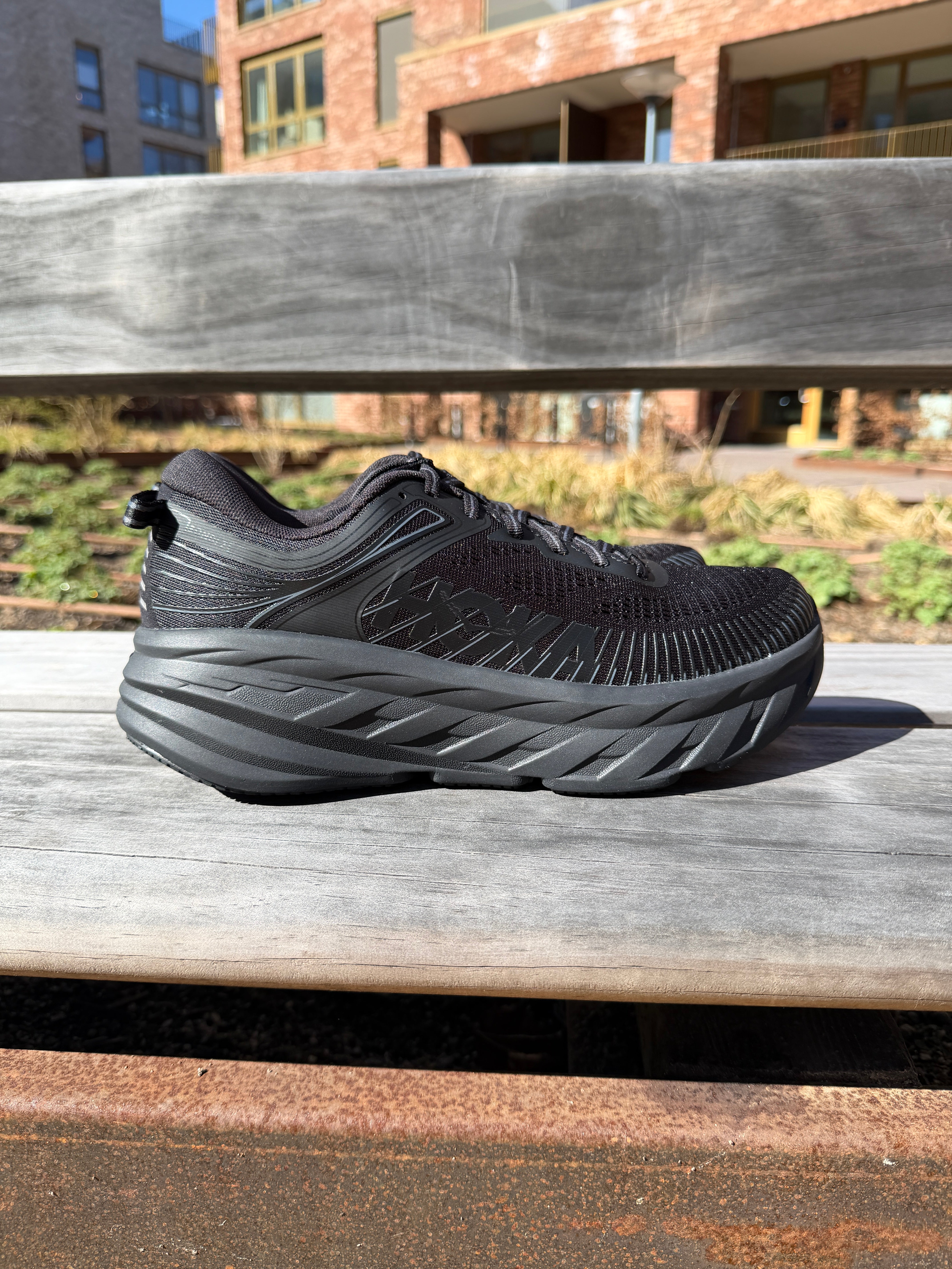 Hoka Bondi 7 Black / Black Herre