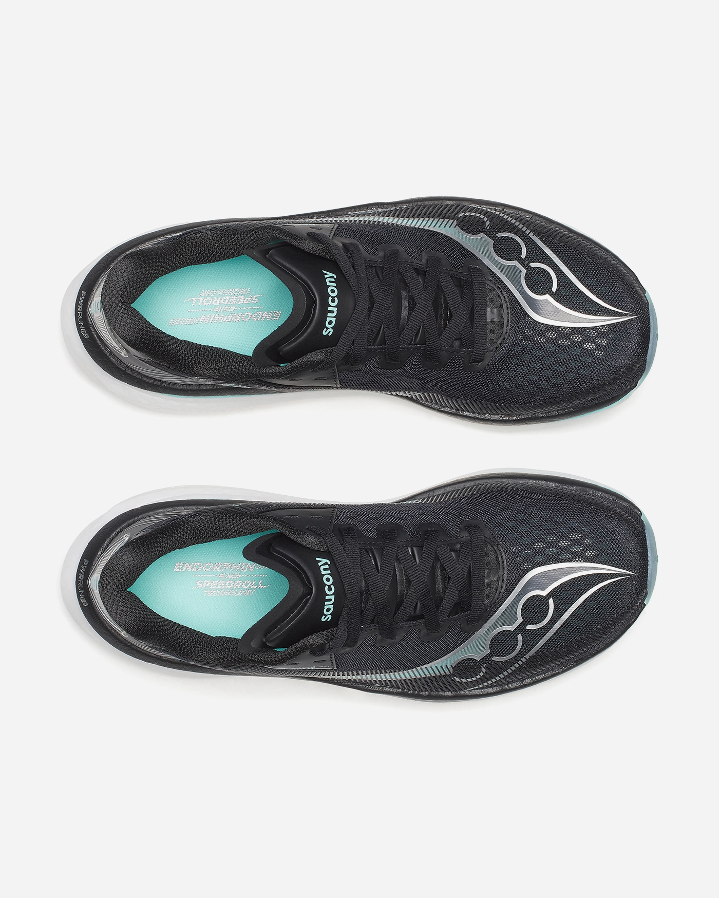 Saucony Endorphin Azura Black / Aqua Dame