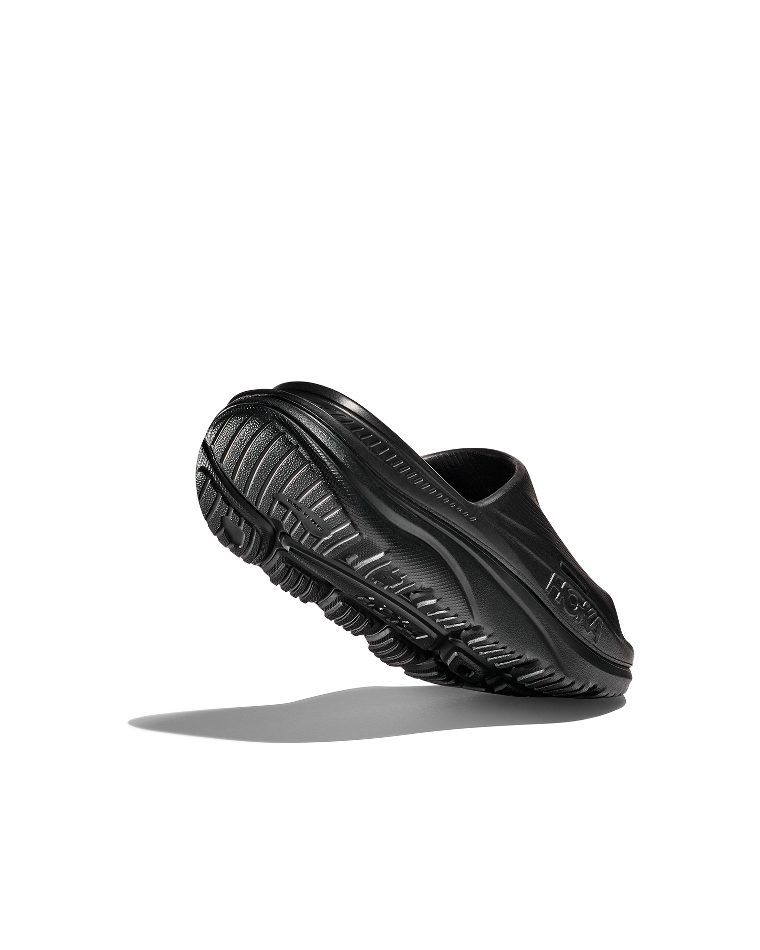 HOKA U Ora Recovery Slide 3 BLACK / BLACK