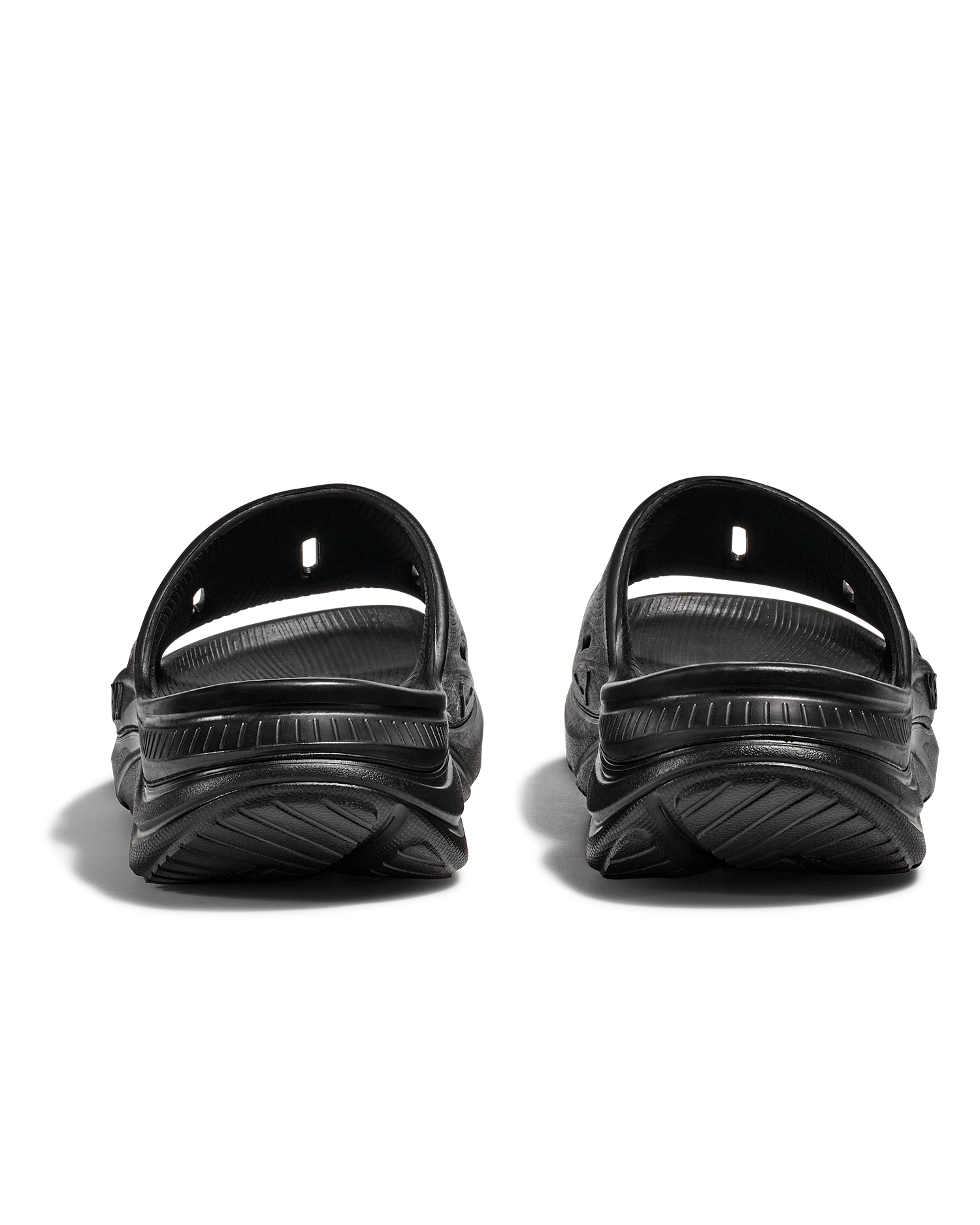 HOKA U Ora Recovery Slide 3 BLACK / BLACK