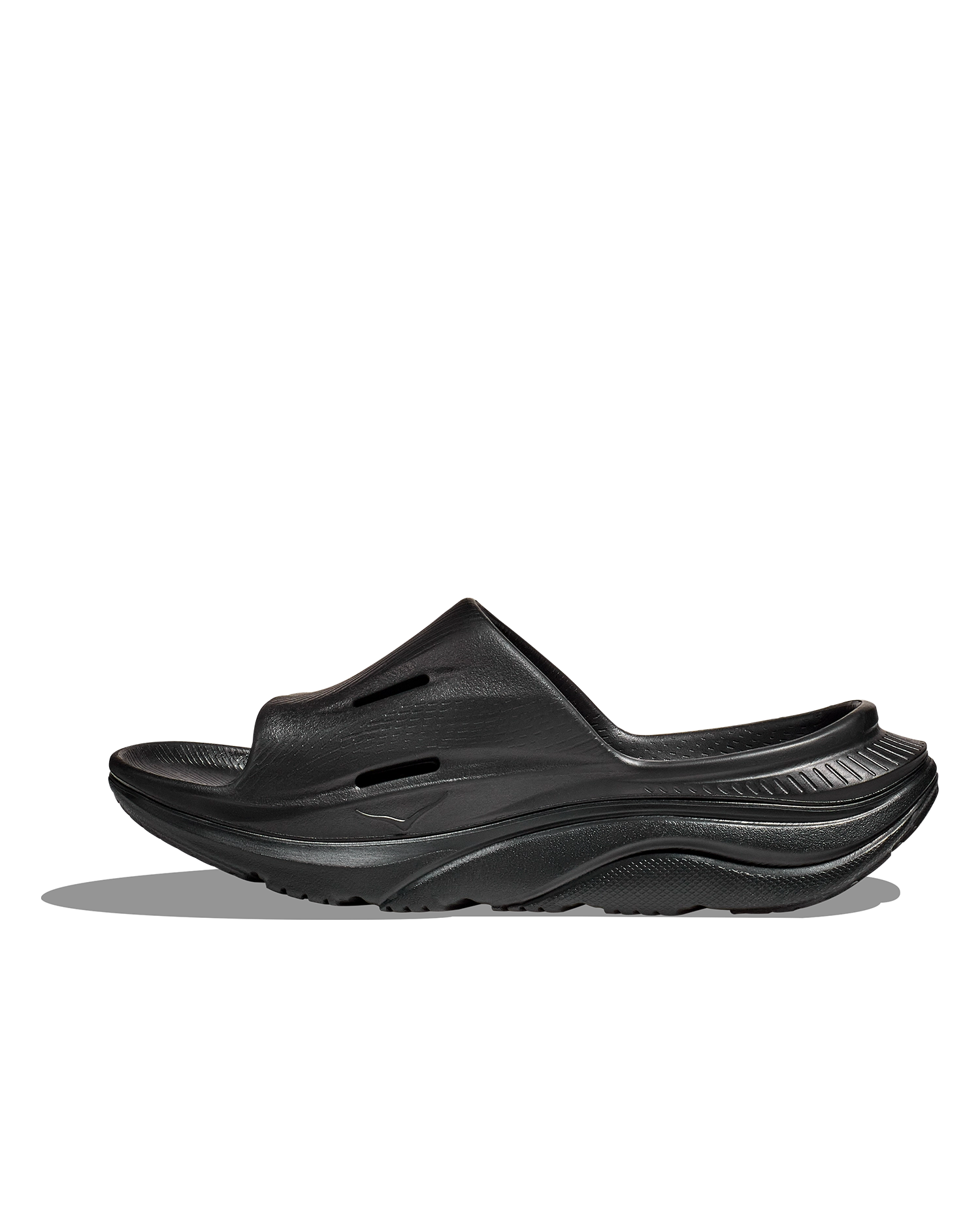 HOKA U Ora Recovery Slide 3 BLACK / BLACK