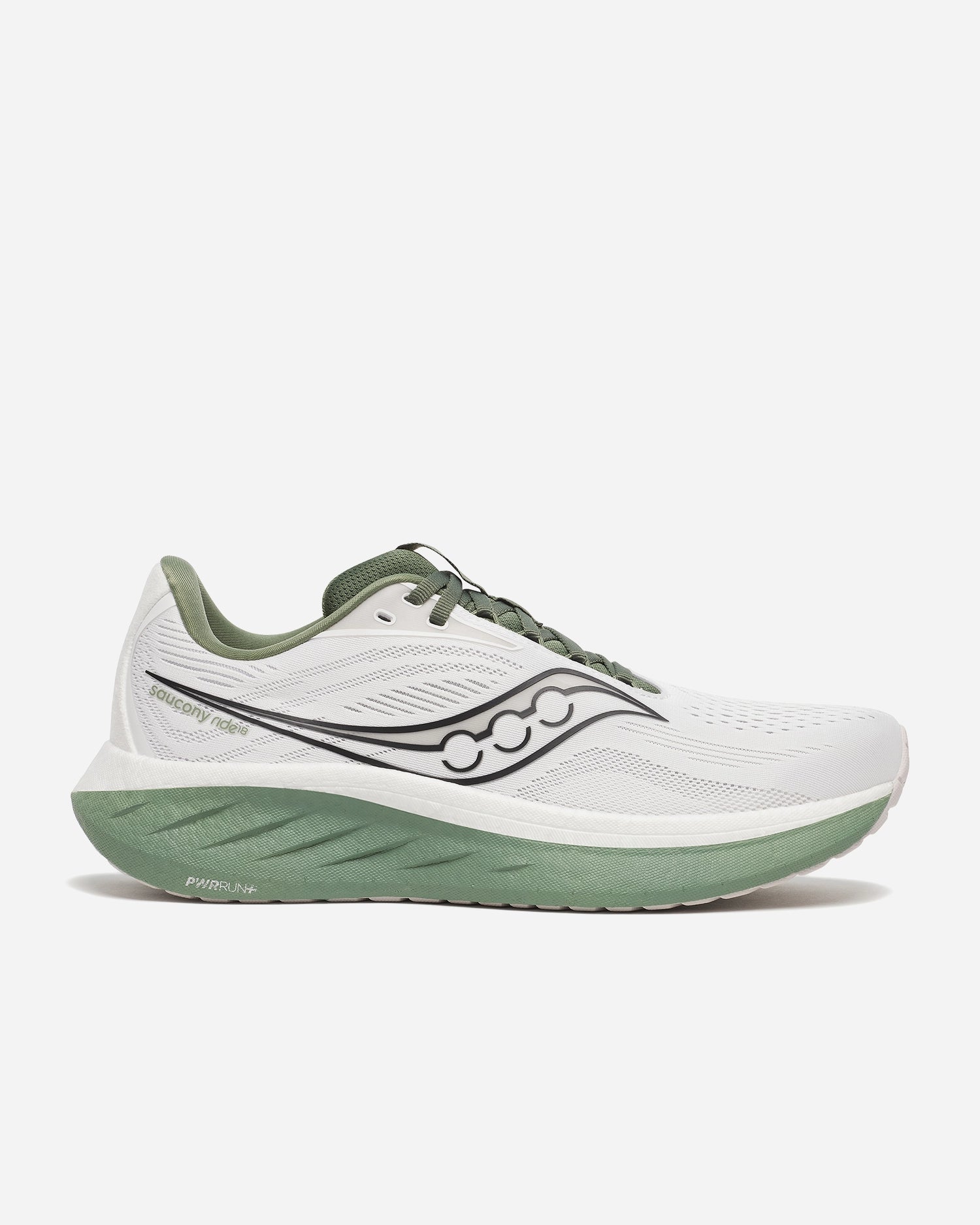 Saucony Ride 18 White / Olivine