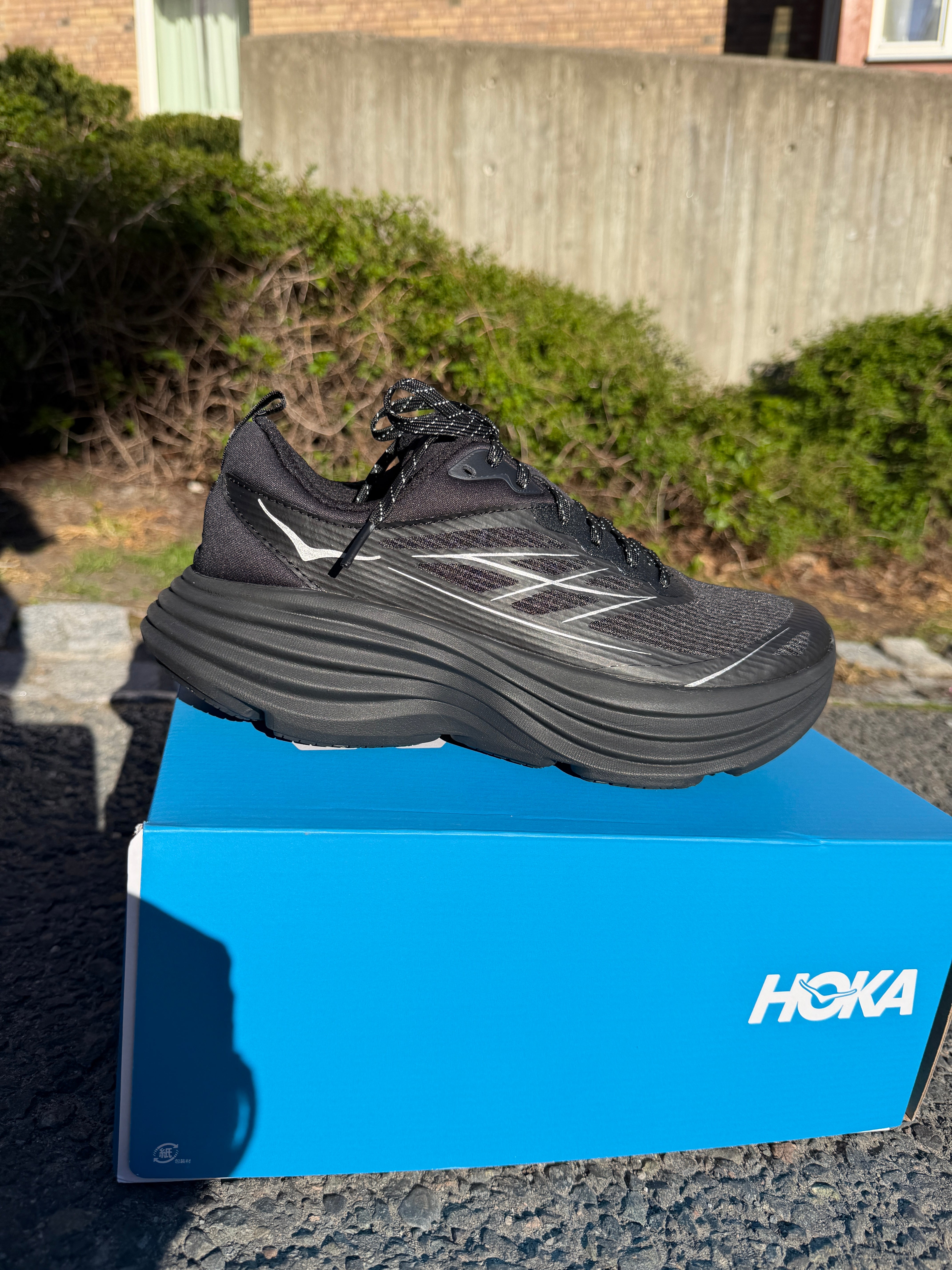 Hoka Bondi 8 TS Caged Black / Silver