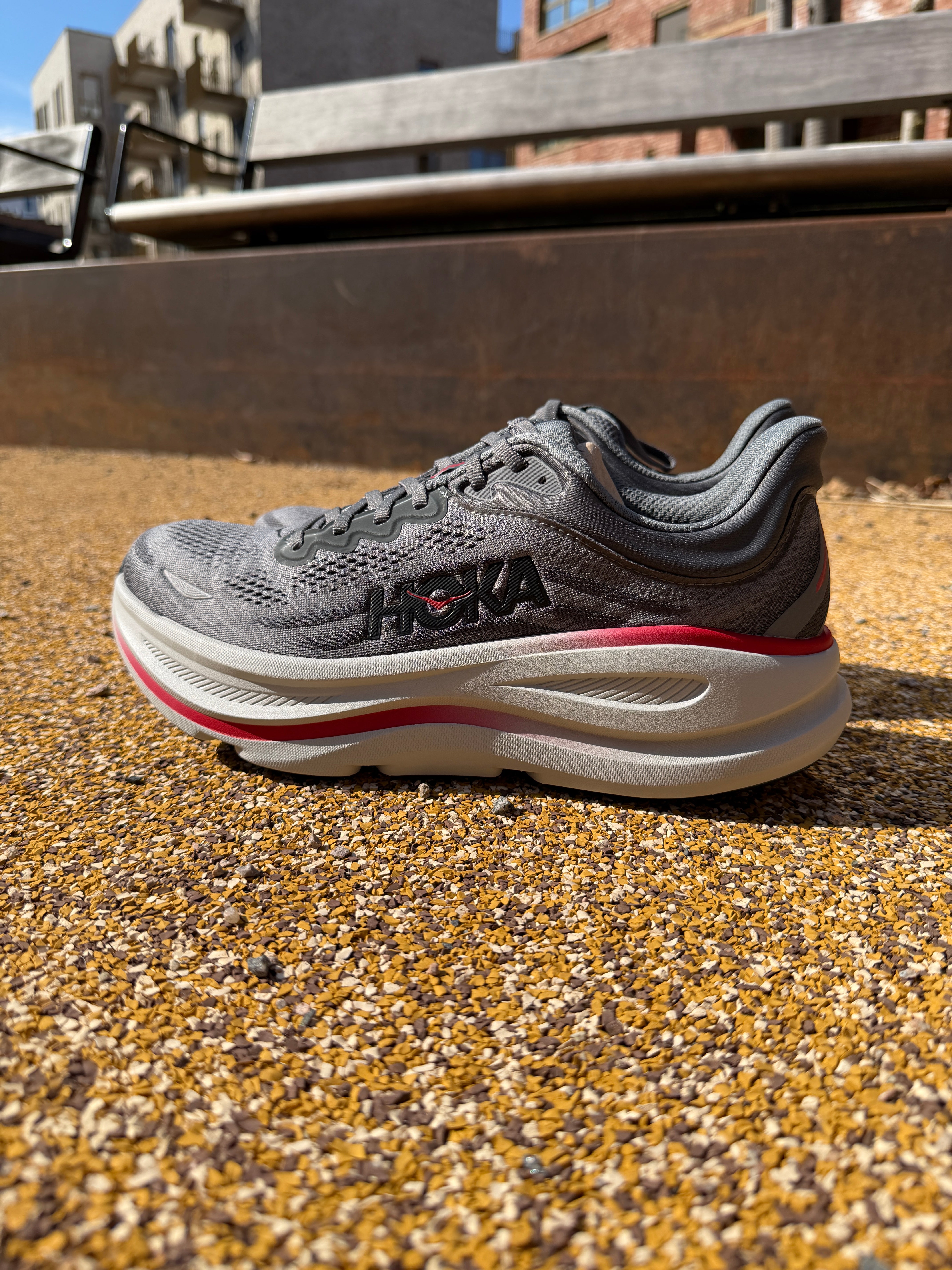 Hoka Bondi 9 Satellite Grey / Outer Orbit Herre