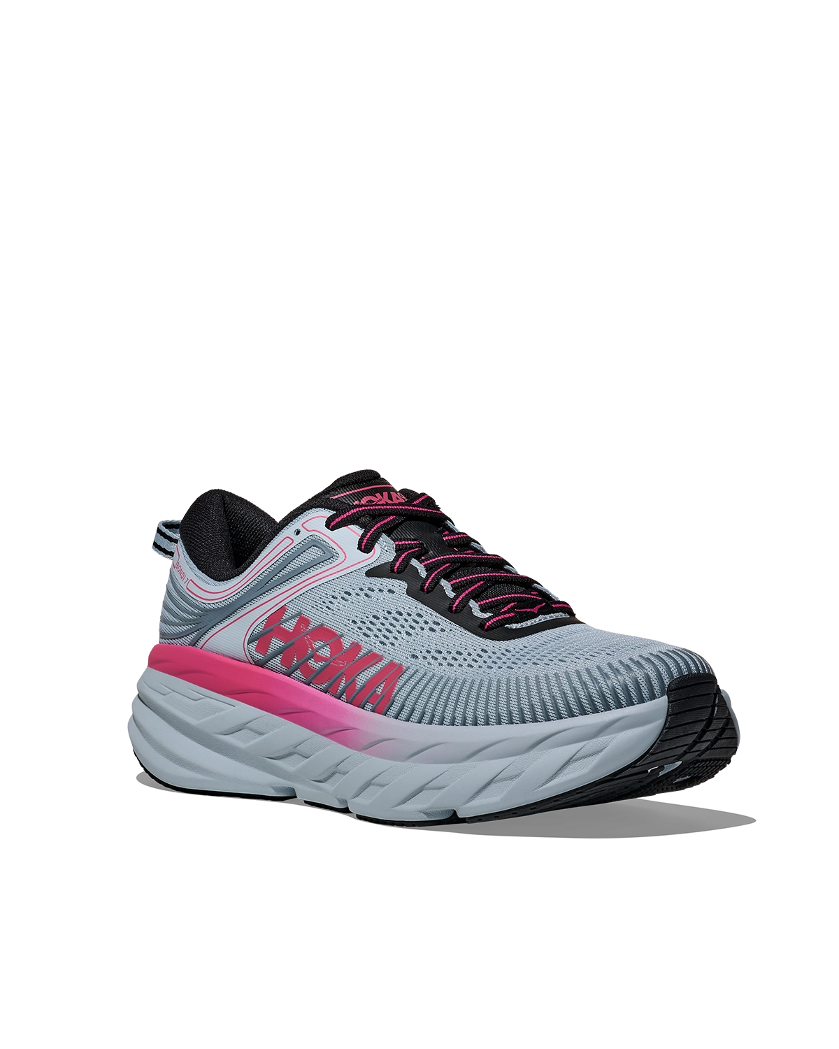 Hoka Bondi 7 Mineral Blue / Rhubarb Dame