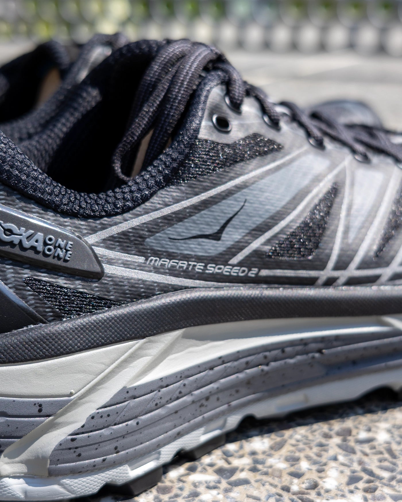 Hoka U Mafate Speed ​​​​2 Sort / Castlerock